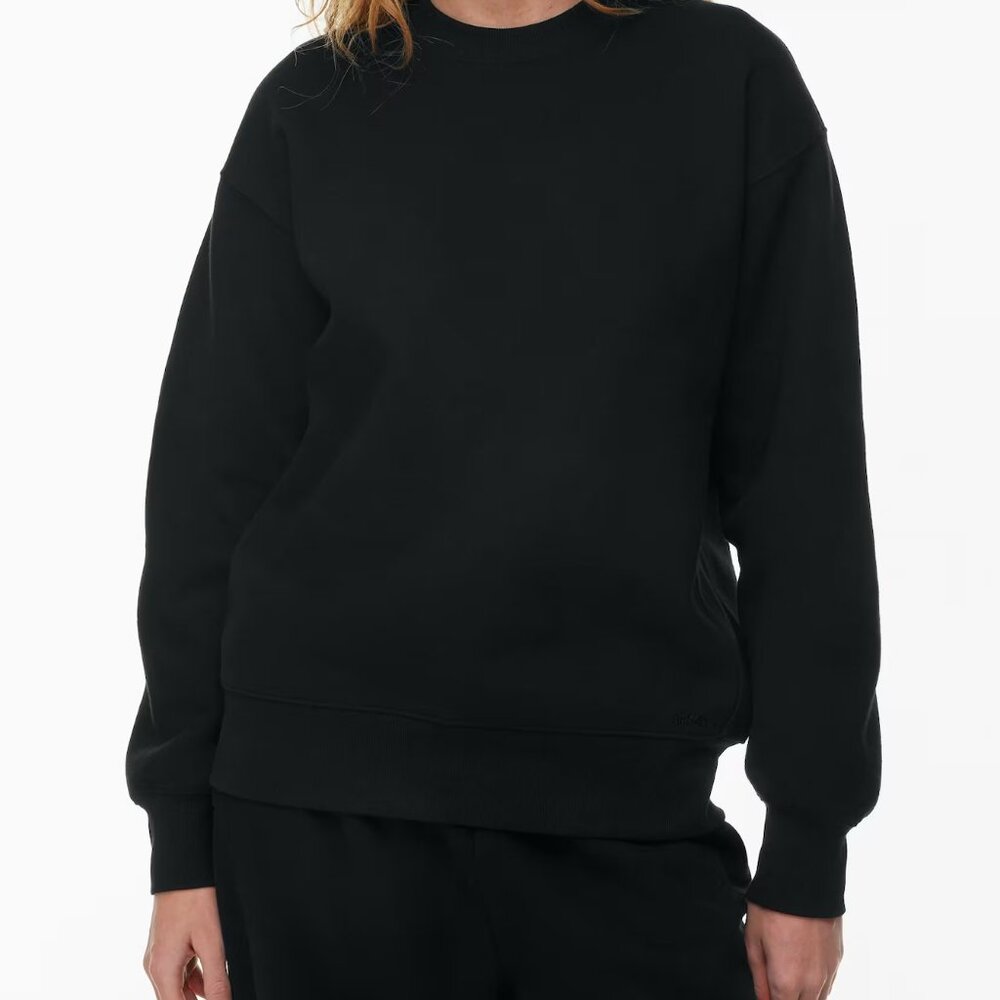 ARITZIA Terry Fleece Boyfriend Crew Sweatshirt
